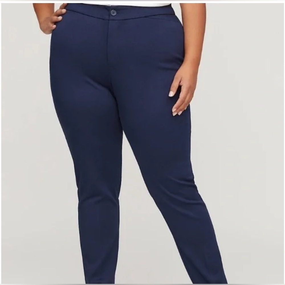 Catherine's Stretch Comfort Pants Navy 34W